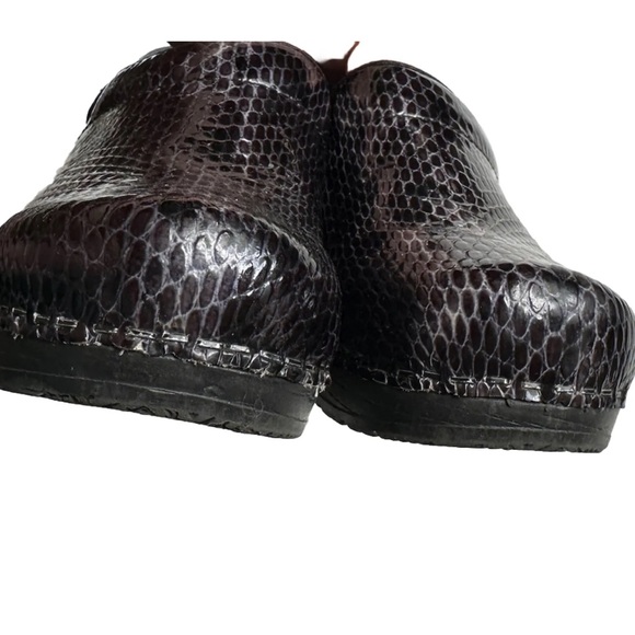 SANITA Professional Danish Clog Snakeskin Slip On Clogs Shoes Women’s US size 5 - Picture 6 of 9